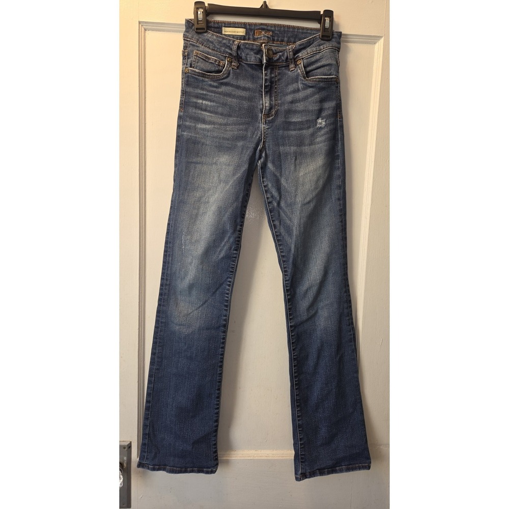 KUT from the Kloth High Rise Bootcut Jeans Dark Wash Blue Womens Size 4